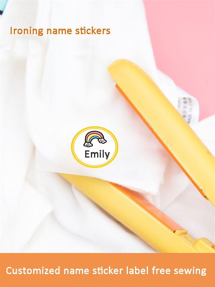 Baby Clothing Labels - Kundenspezifische Namensaufkleber zum Aufbügeln, Heizung auf