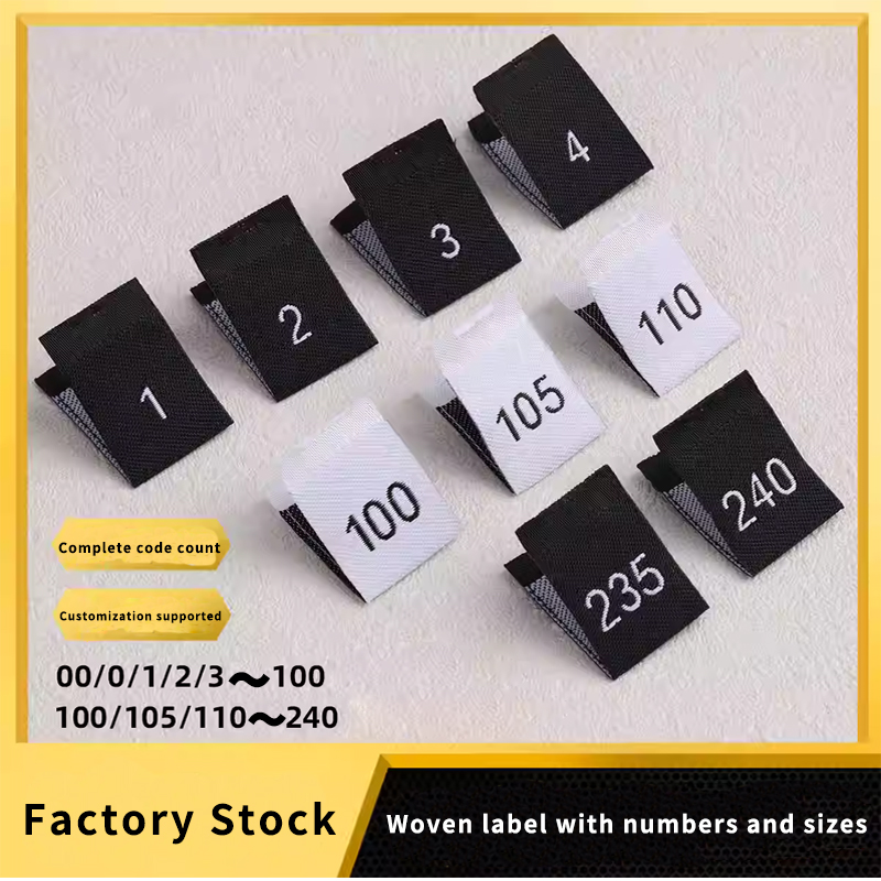 Baby Clothing Labels - Fabrikverkauf von Größenetiketten für Kleidung, doppelt