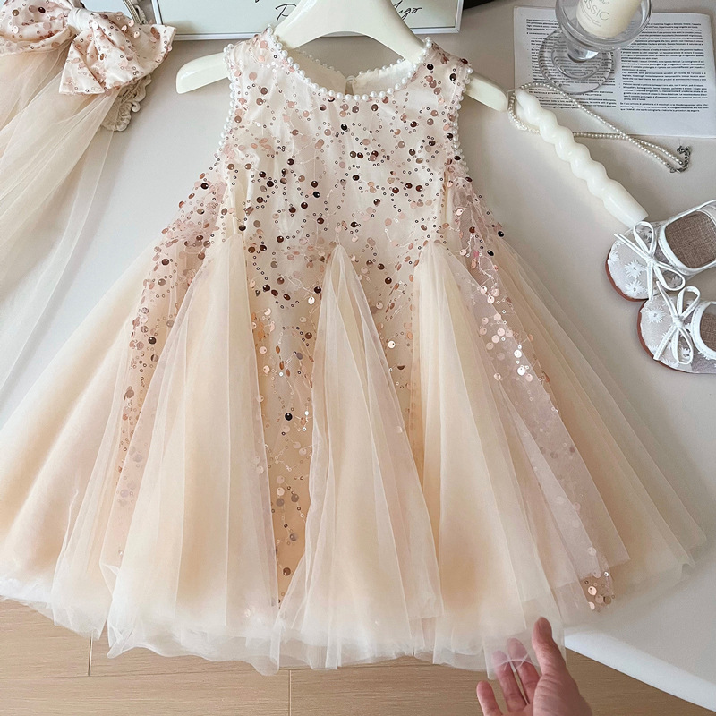 Baby Z Clothing - Sommerliches neues ärmelloses Kleid für Mädchen
