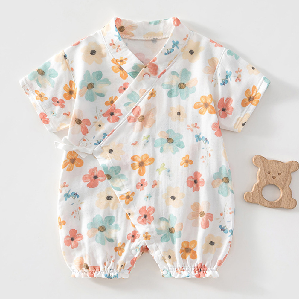 Bamboo Bodysuit Baby - Weicher, atmungsaktiver Baby-Strampler aus Bambusviskose, kurzärmelig,