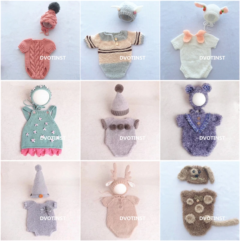 Baby Clothing Newborn - Neugeborenen Baby Fotografie Requisiten Häkeln Stricken
