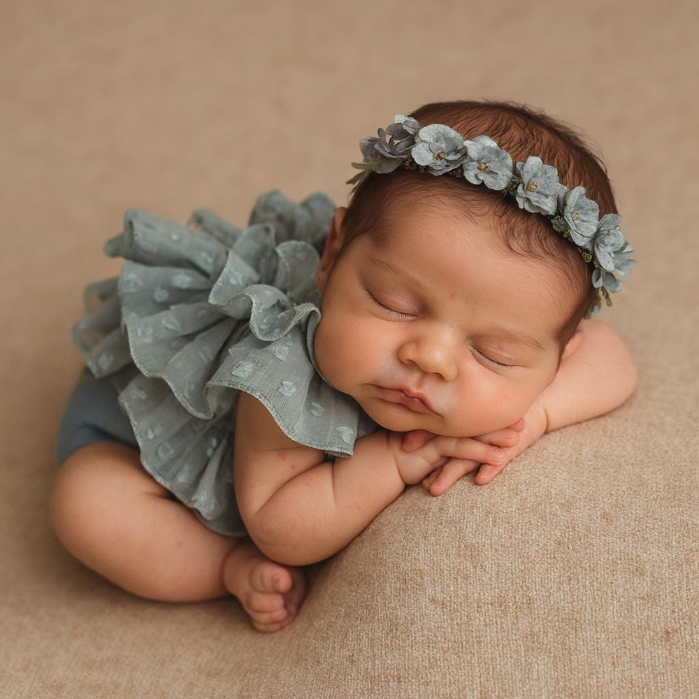 Baby Clothing Newborn - Baby Mädchen Fotoshooting-Kleidung Neugeborenen-Foto-Requisiten Netz-Tutu-Kleid Strampler