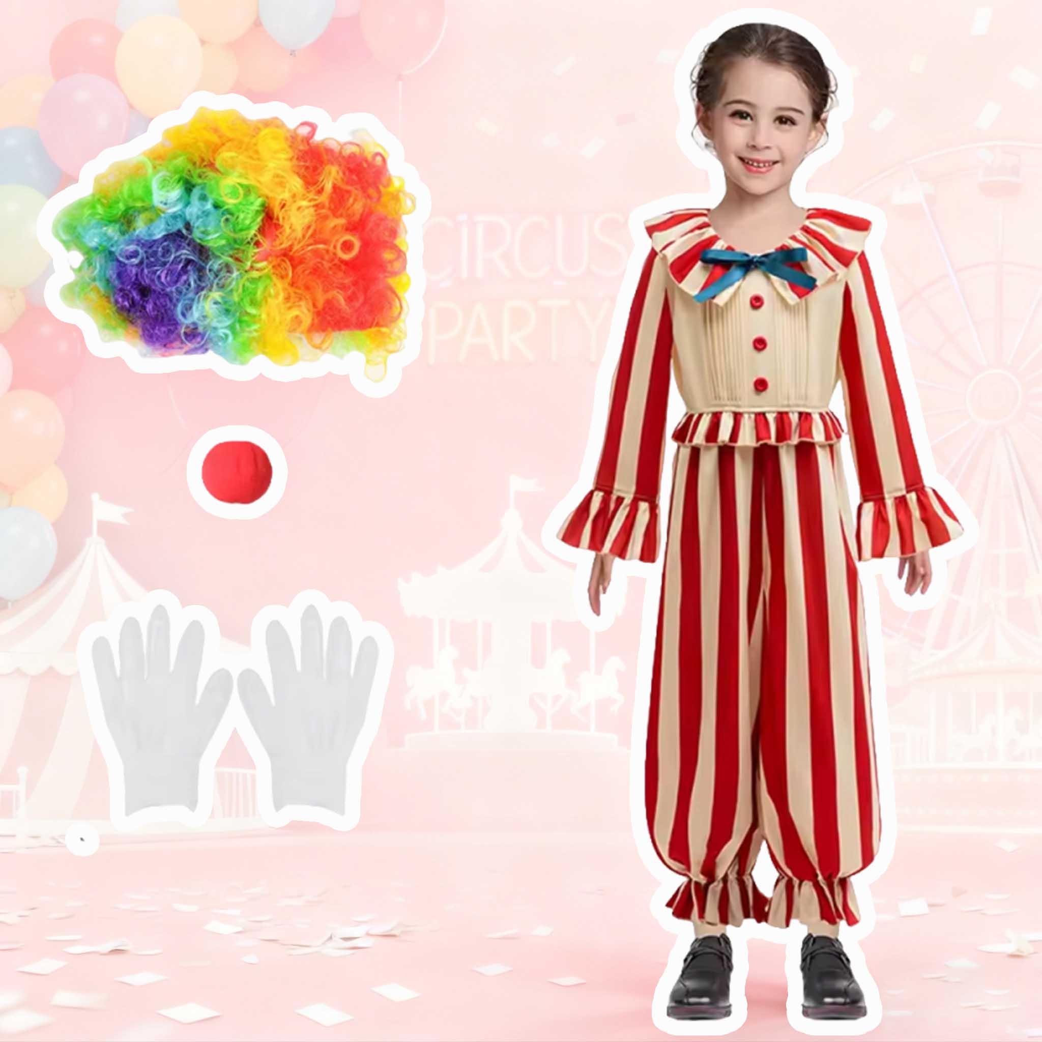 Baby Clothing Unisex - Halloween Clown Outfits Baby Mädchen Jungen