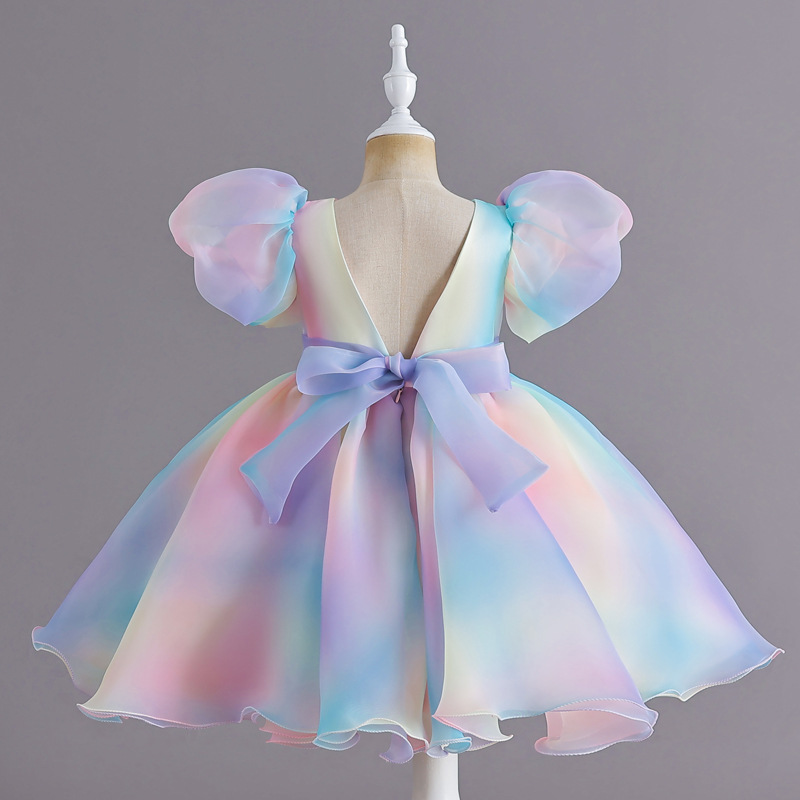 Baby Clothing Outlet - Neue Regenbogen süße Tutu Kinder Sommerkleider