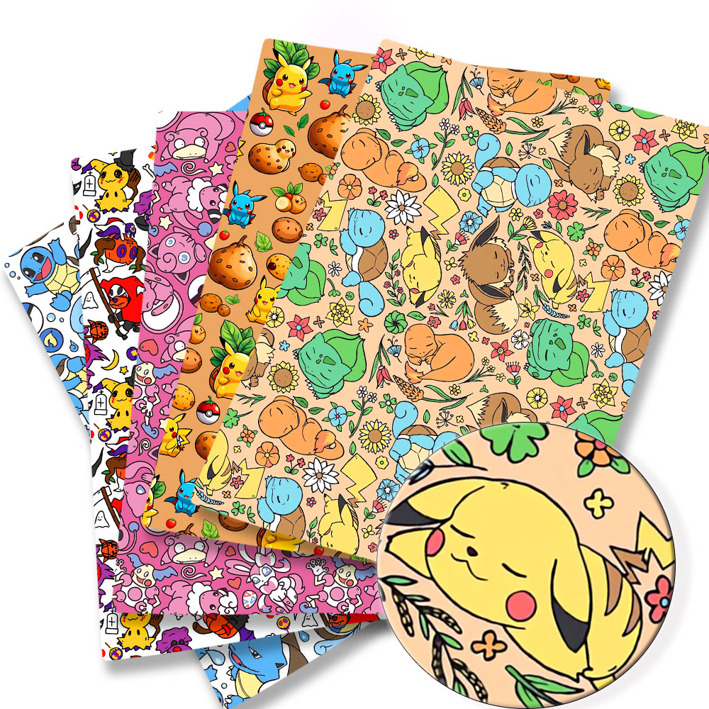 Baby Clothing Fabric - Pokemon Cartoon Fabric140*50cm Handgemachte Nähen Patchwork