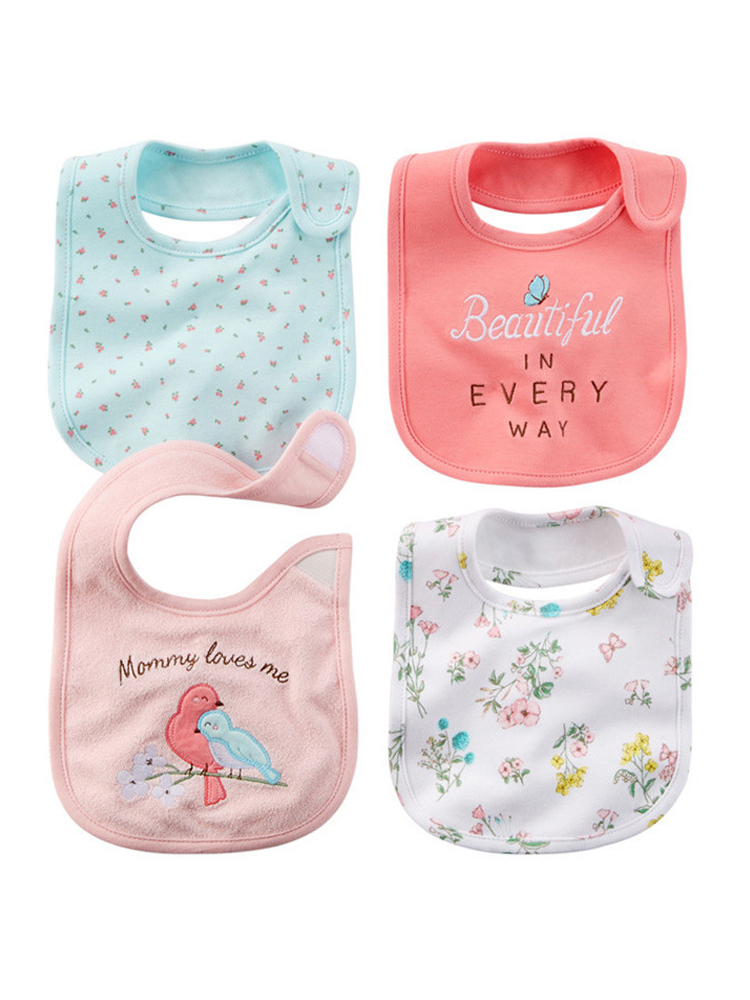 Baby Clothing Fabric - Babylätzchen aus 100 % Baumwolle, wasserdichtes