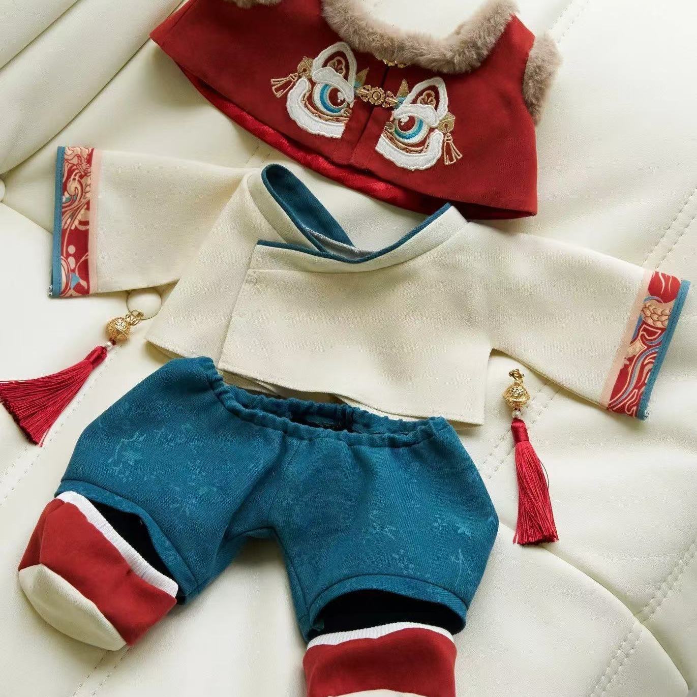 Baby Clothing Usa - 40-cm-Puppe, neue Neujahrskleidung, chinesischer alter Stil,