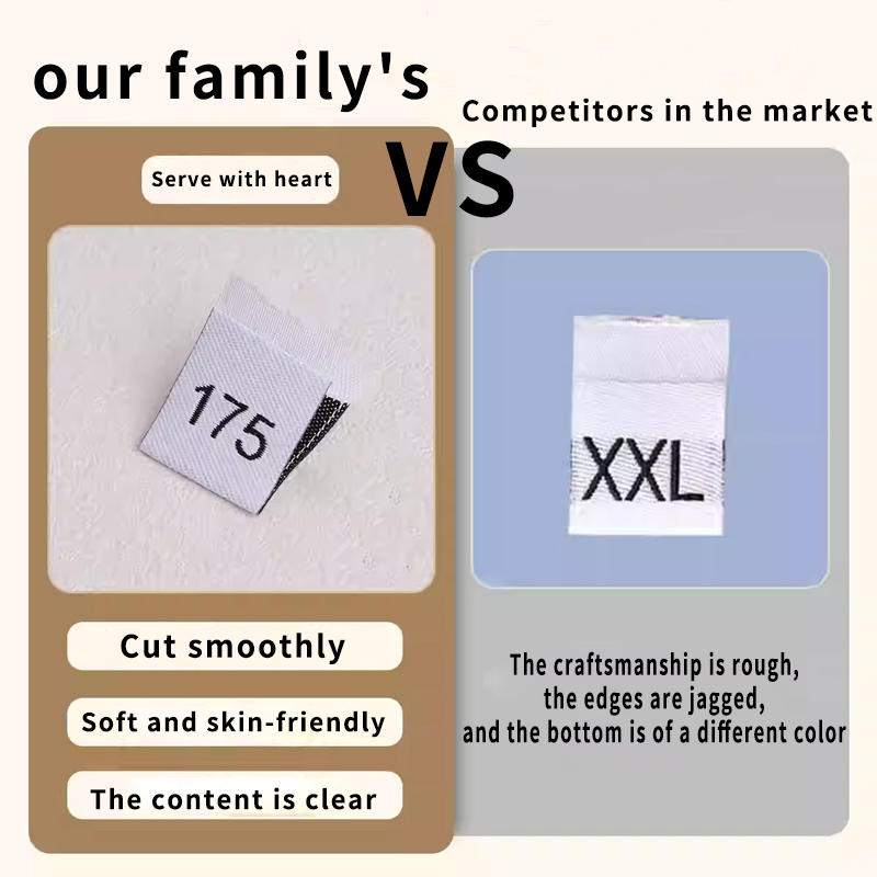 Fabrikverkauf von Größenetiket – Baby Clothing Labels Bewertung und Preis