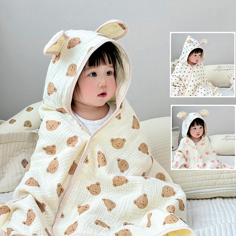 Baby-Badetuch, 4-lagiges Gaze- – Baby Clothing Fabric Bewertung und Preis