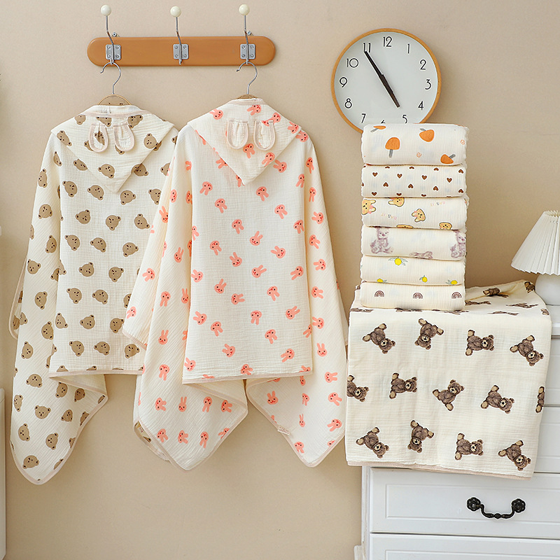 Baby-Badetuch, 4-lagiges Gaze- – Baby Clothing Fabric Bewertung und Preis