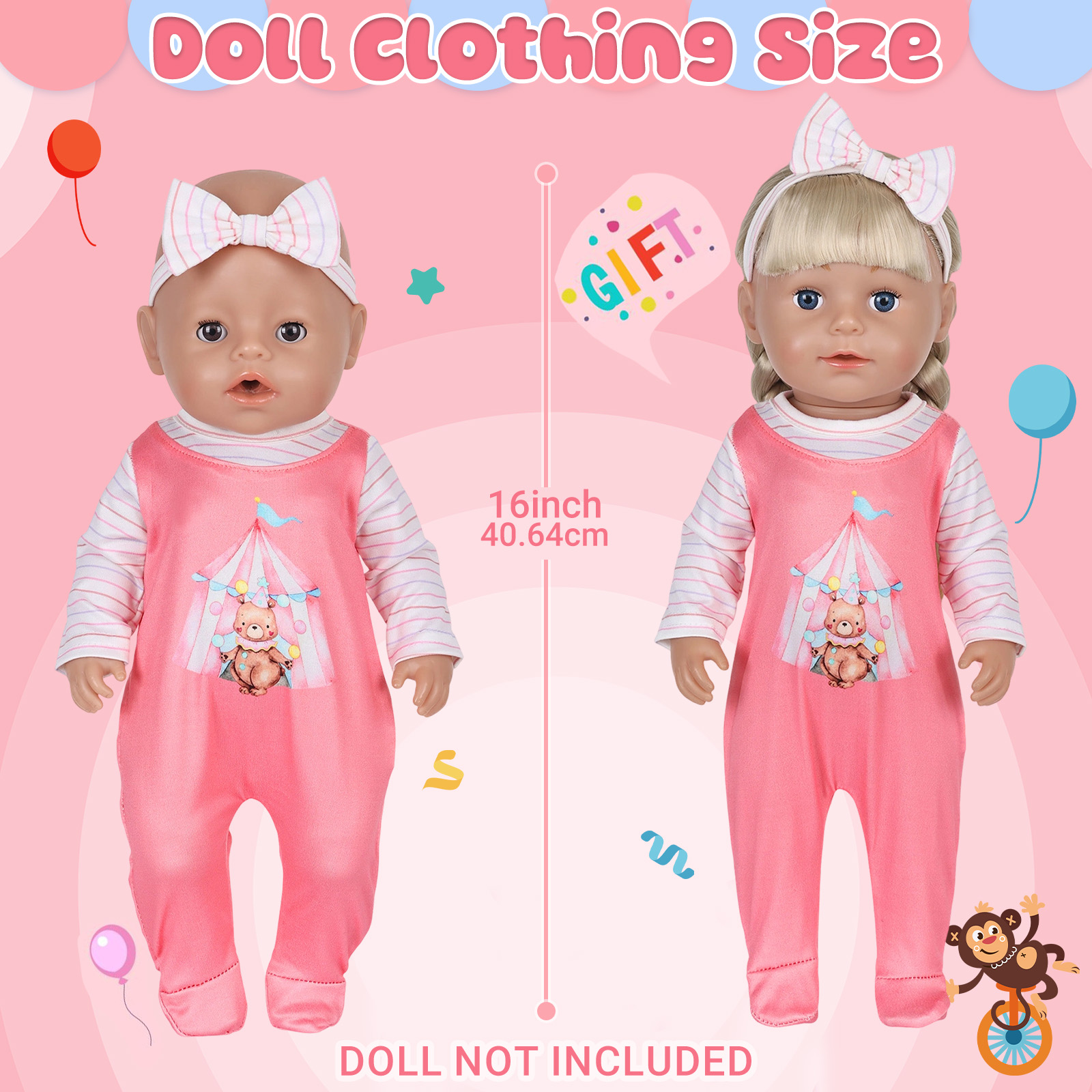Puppenkleidung für 16-18 Zoll  – Baby Clothing Usa Bewertung und Preis