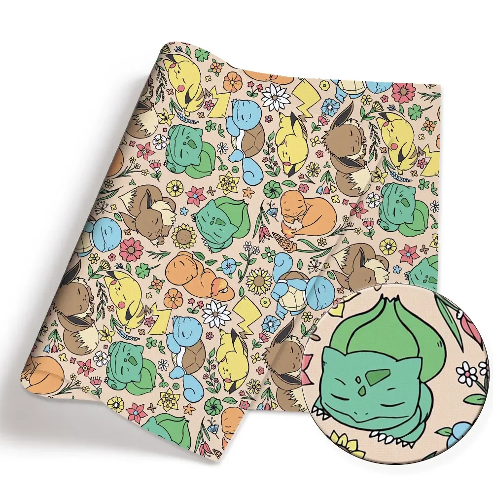 Pokemon Cartoon Fabric140*50cm – Baby Clothing Fabric Bewertung und Preis