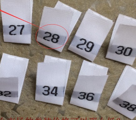 Größenetikett Digitales Nummer – Baby Clothing Labels Bewertung und Preis