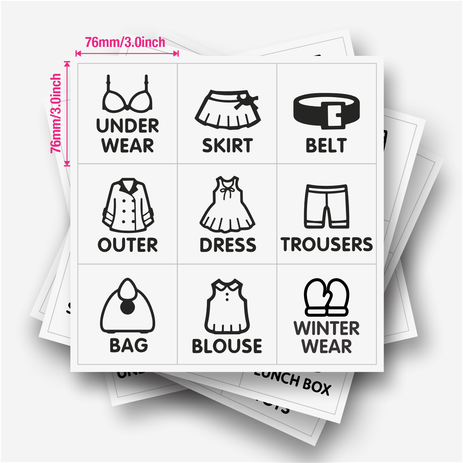 9 Stück/Blatt, Etiketten für K – Baby Clothing Usa Bewertung und Preis