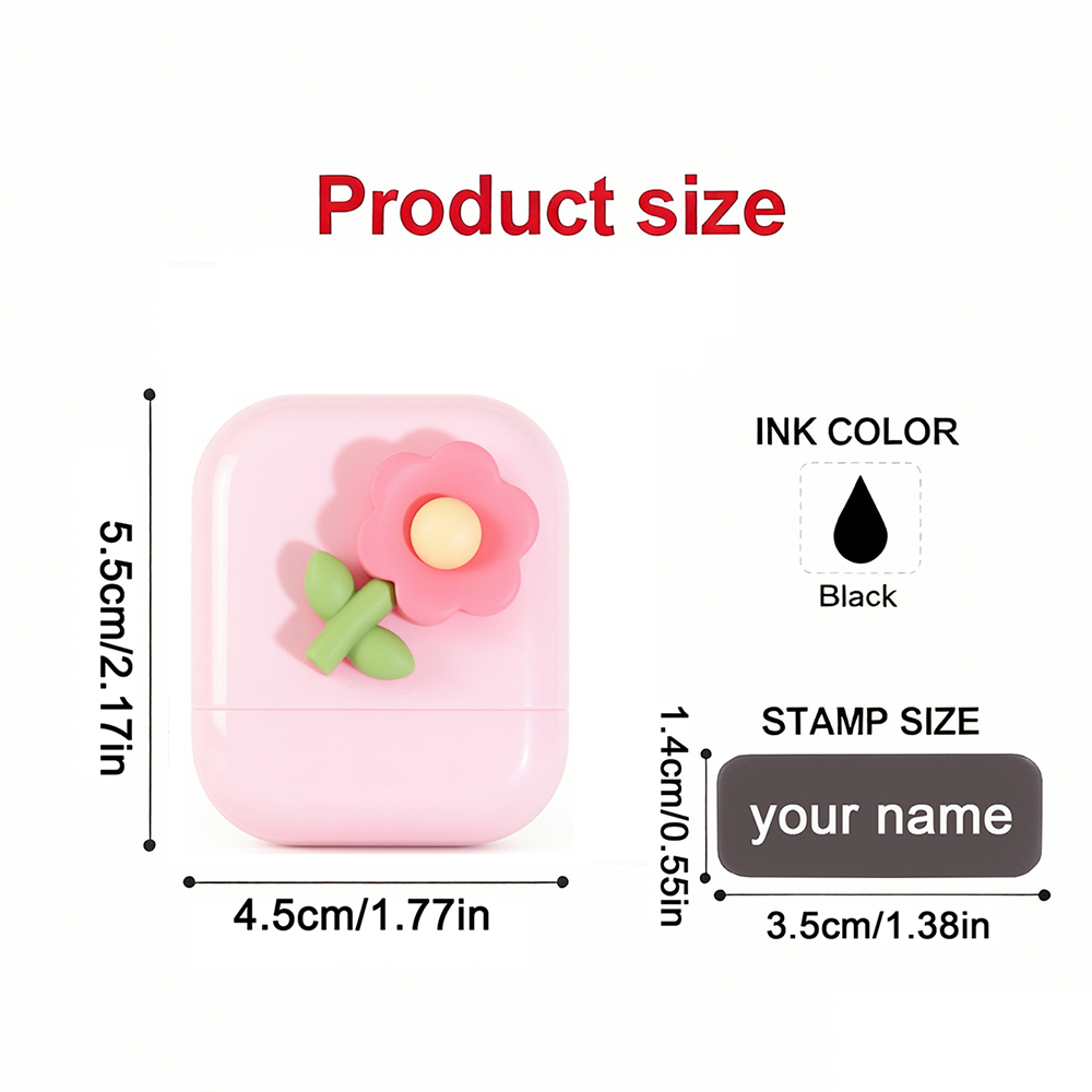 Blumen-Namensstempel für Kinde – Baby Clothing Labels Bewertung und Preis